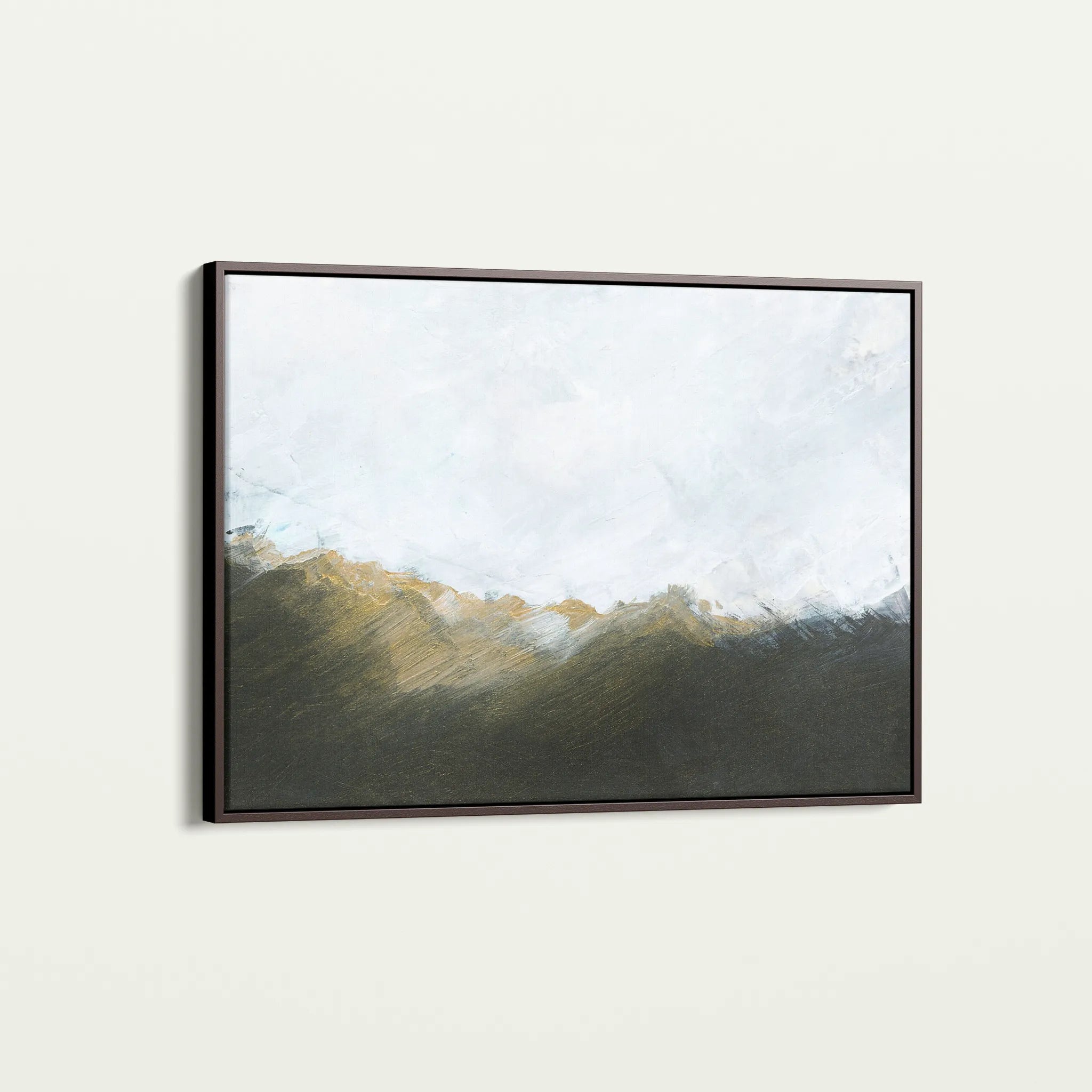 Abstract 252 Canvas Art 18" x 24" / 45 x 60 cm / Black