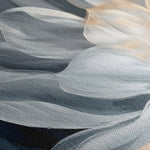 Floral 252 Canvas Art 18" x 24" / 45 x 60 cm / Black