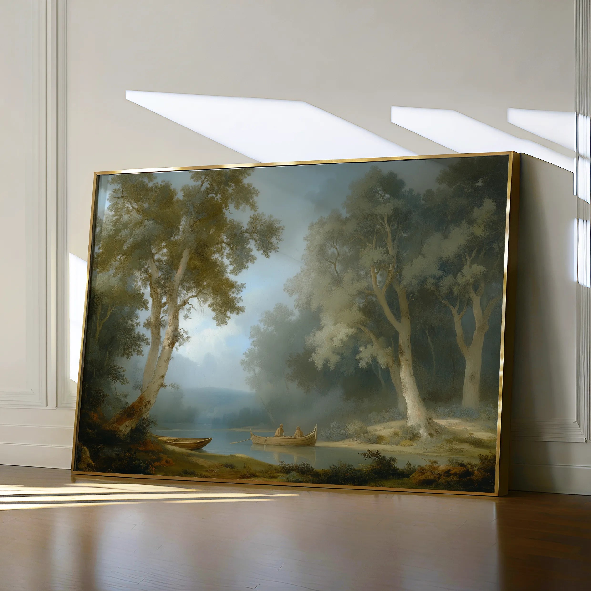 Landscape 252 Canvas Art 18" x 24" / 45 x 60 cm / Black