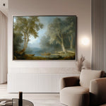 Landscape 252 Canvas Art 60 x 40 cm / Black