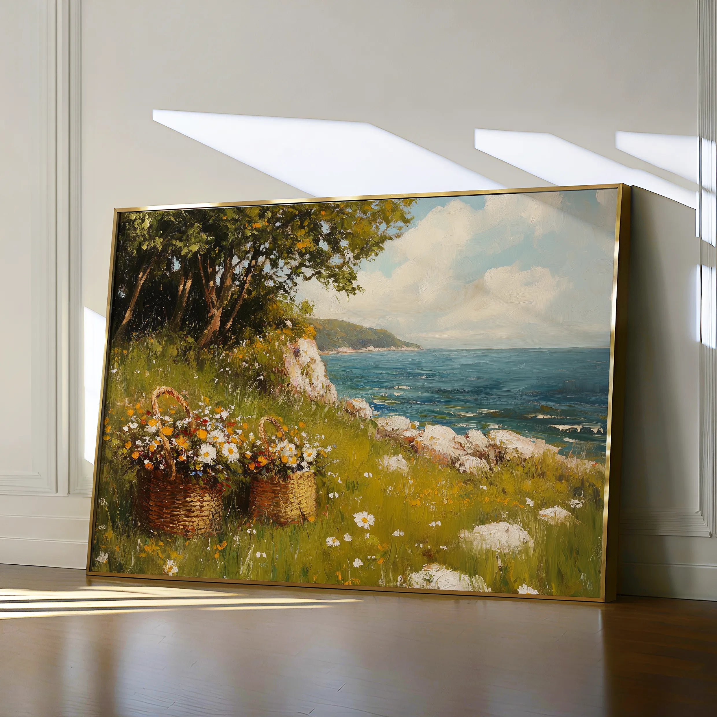 Landscape 253 Canvas Art 18" x 24" / 45 x 60 cm / Black