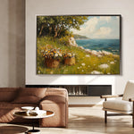 Landscape 253 Canvas Art 18" x 24" / 45 x 60 cm / Black