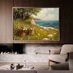 Landscape 253 Canvas Art 18" x 24" / 45 x 60 cm / Black