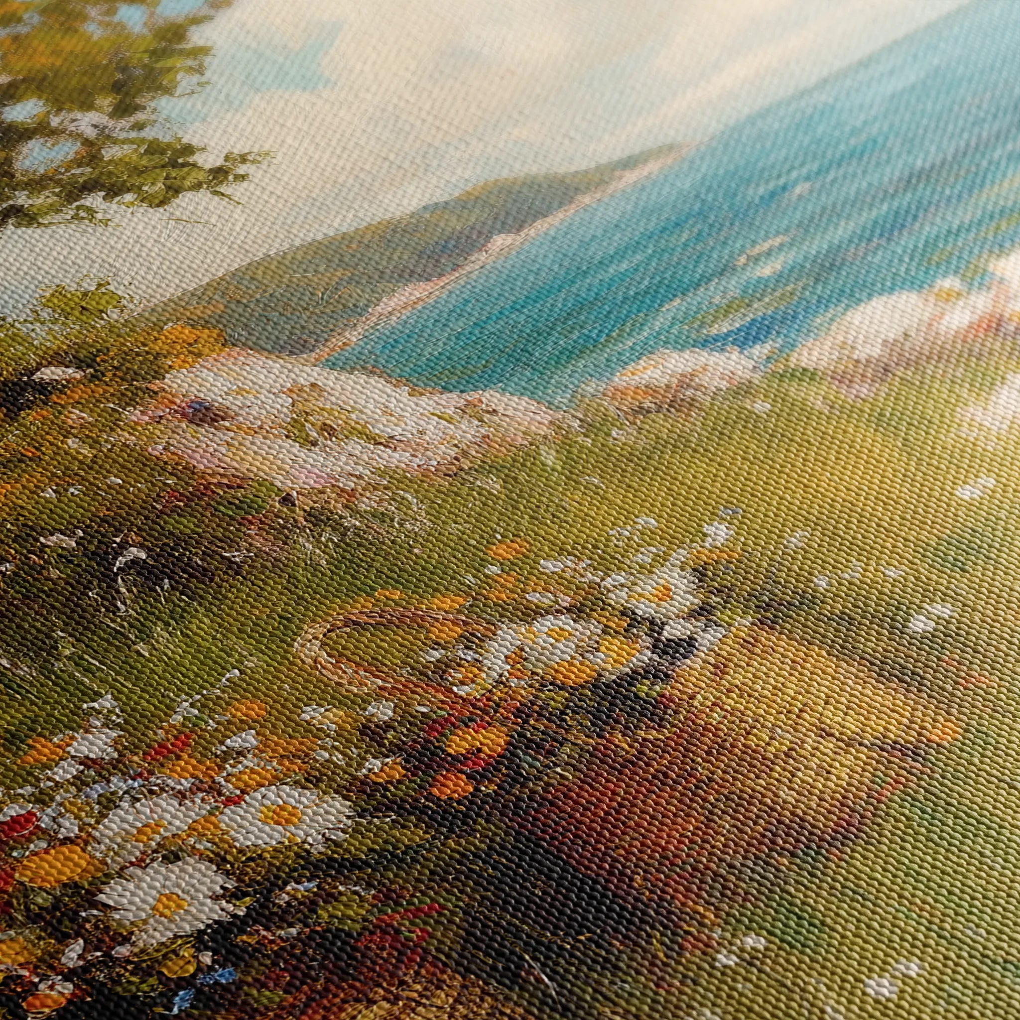 Landscape 253 Canvas Art 18" x 24" / 45 x 60 cm / Black