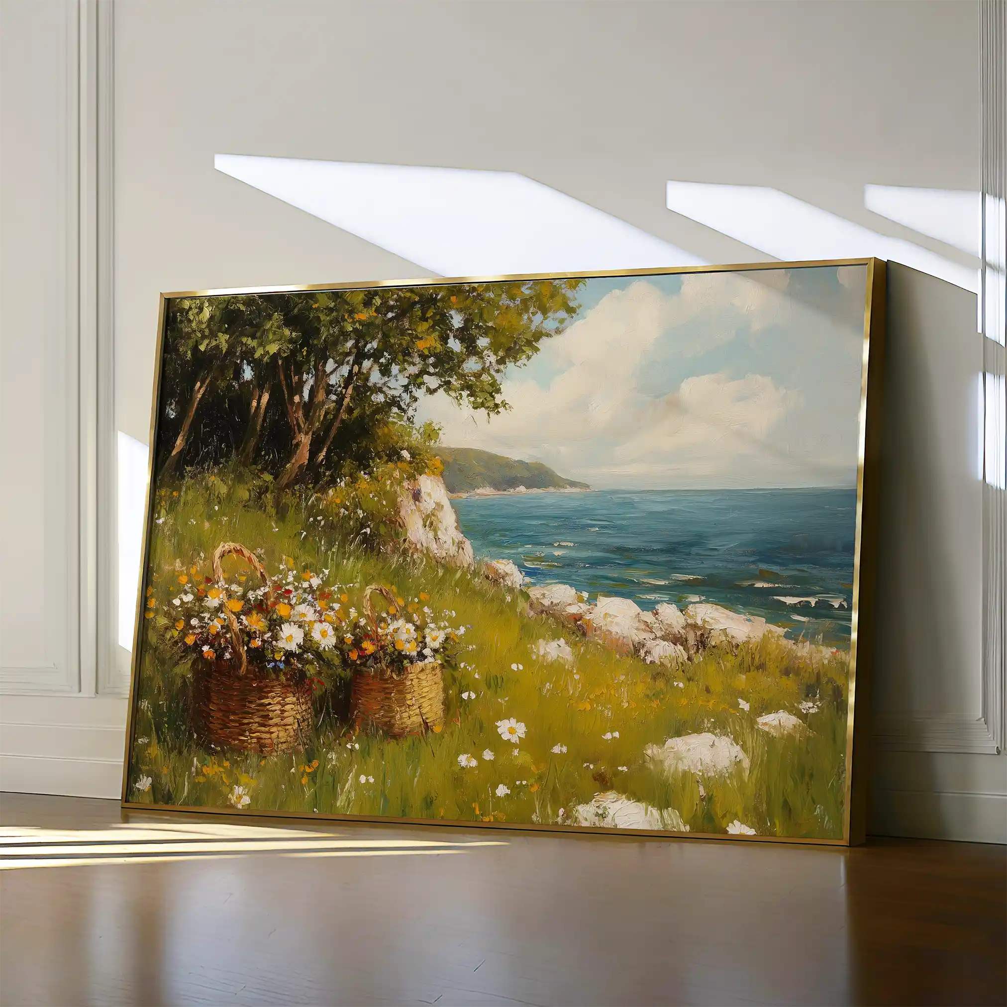 Landscape 253 Canvas Art 60 x 40 cm / Black