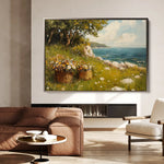 Landscape 253 Canvas Art 60 x 40 cm / Black