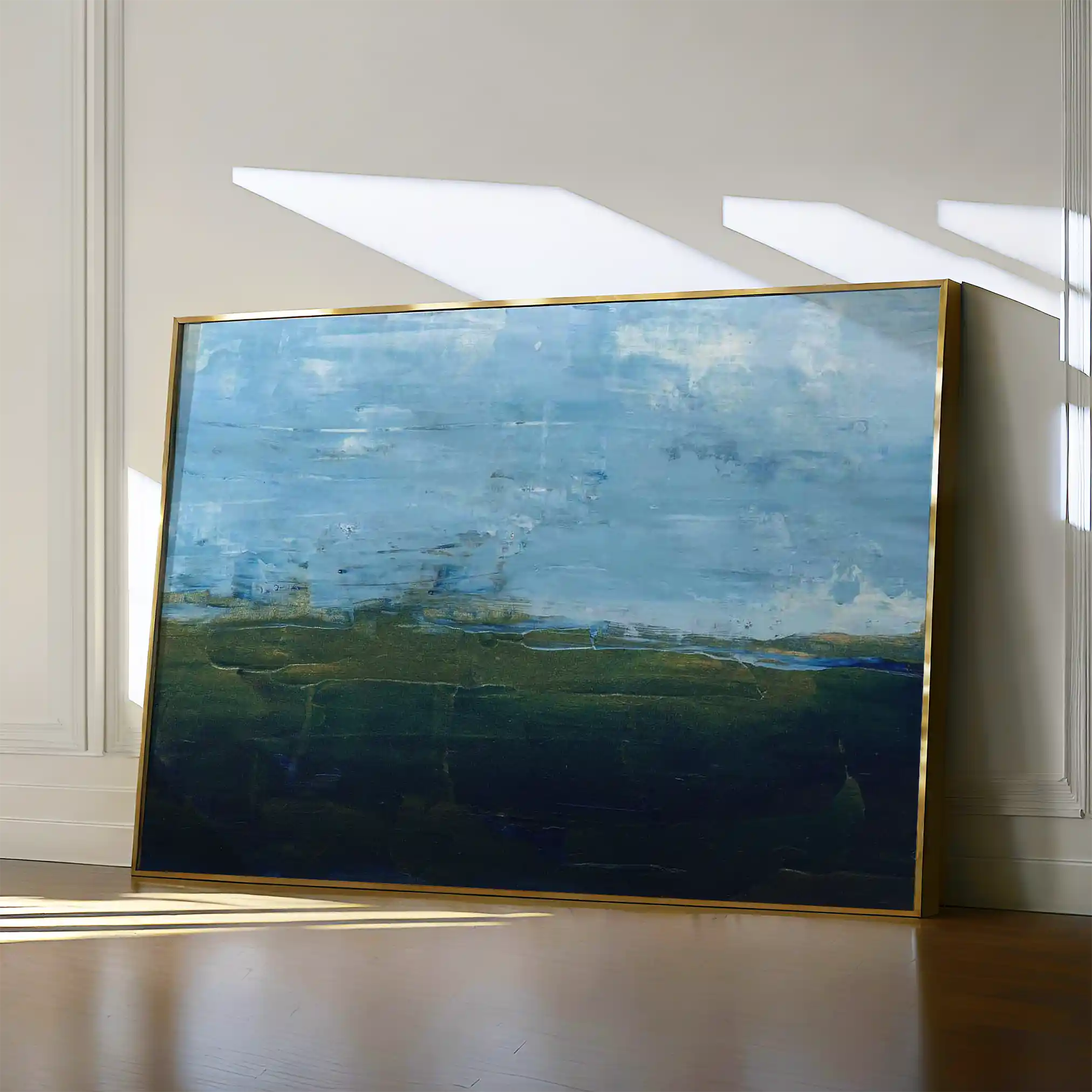 Abstract 254 Canvas Art 60 x 40 cm / Black