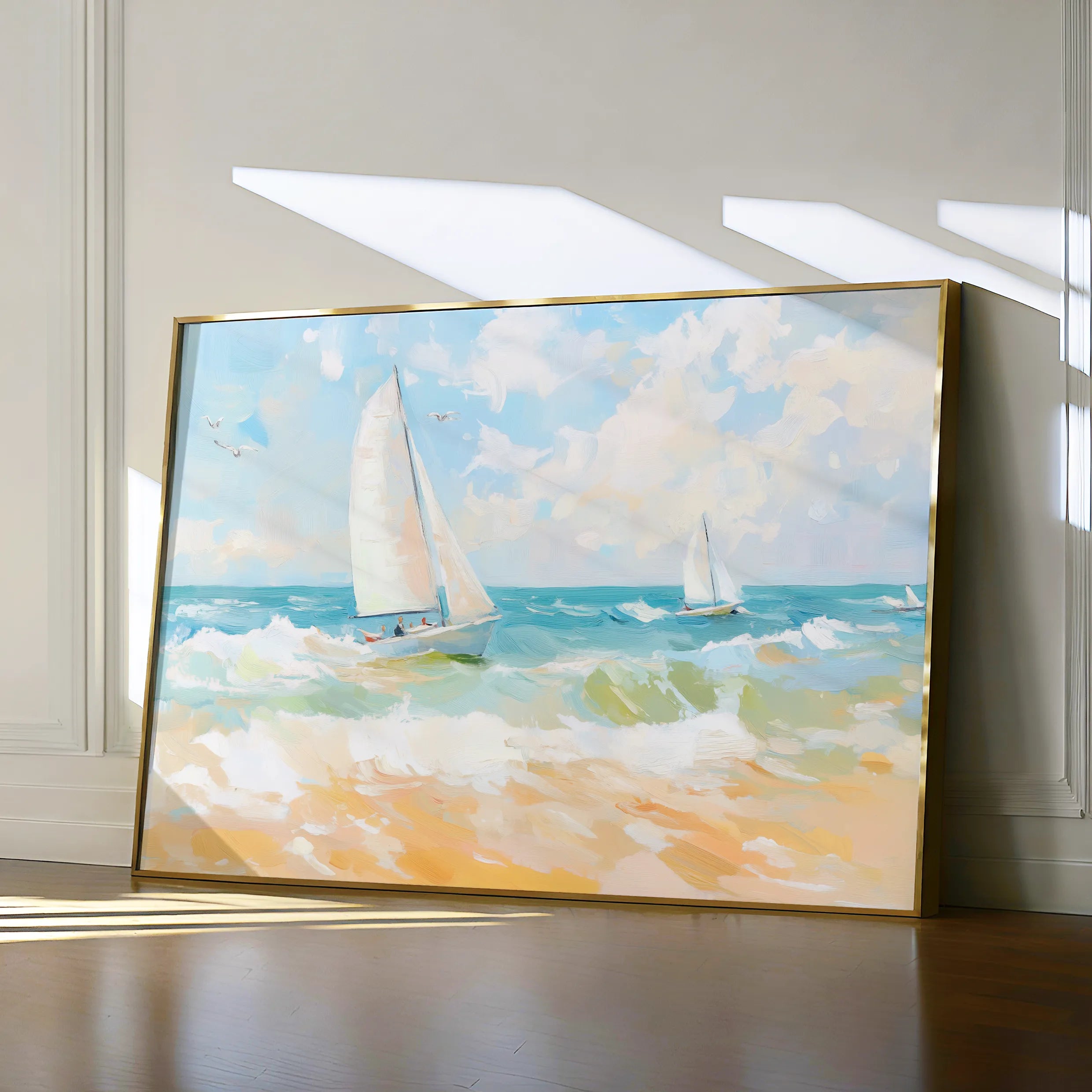 Landscape 254 Canvas Art 18" x 24" / 45 x 60 cm / Black