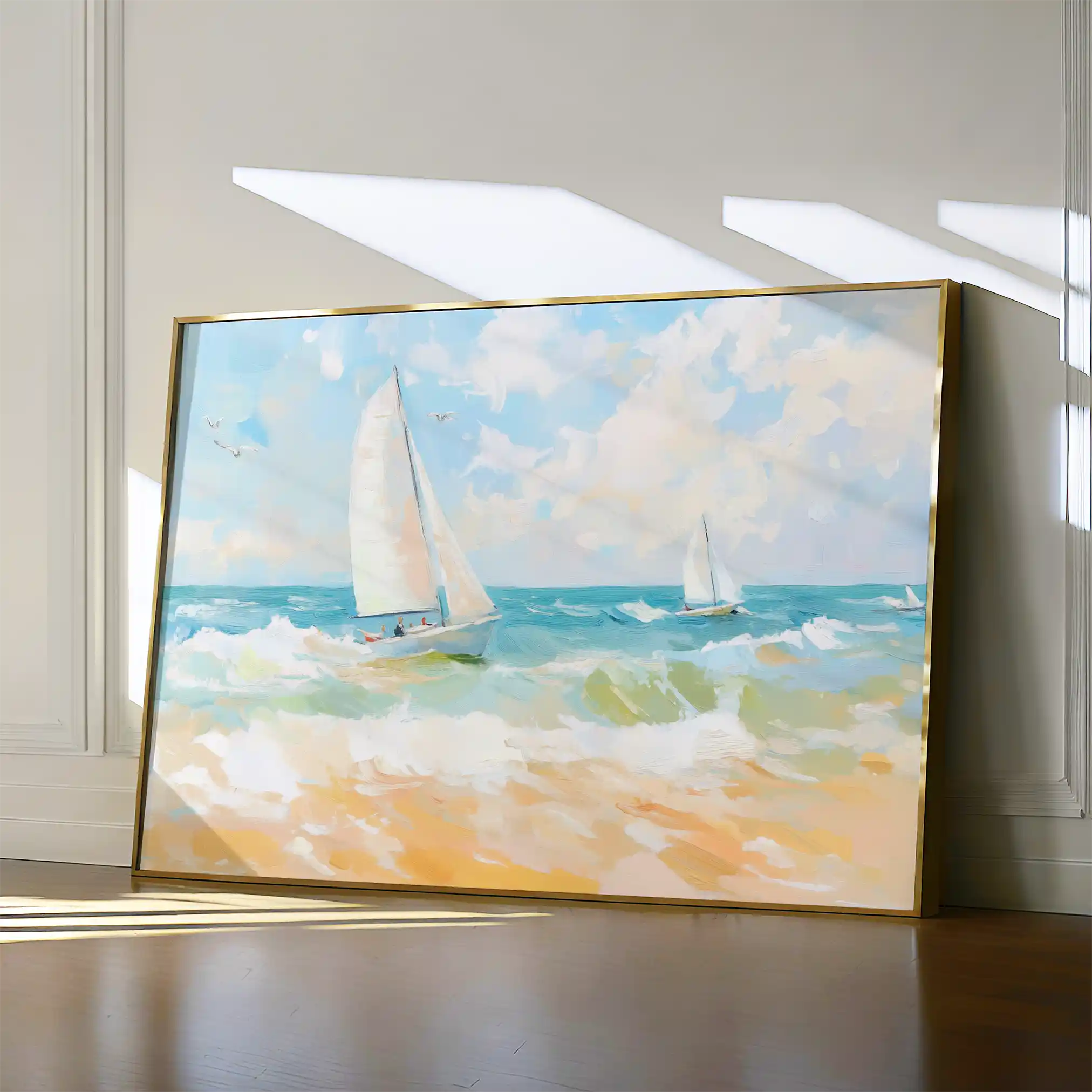 Landscape 254 Canvas Art 60 x 40 cm / Black