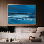 Abstract 255 Canvas Art 18" x 24" / 45 x 60 cm / Black