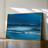 Abstract 255 Canvas Art 18" x 24" / 45 x 60 cm / Black