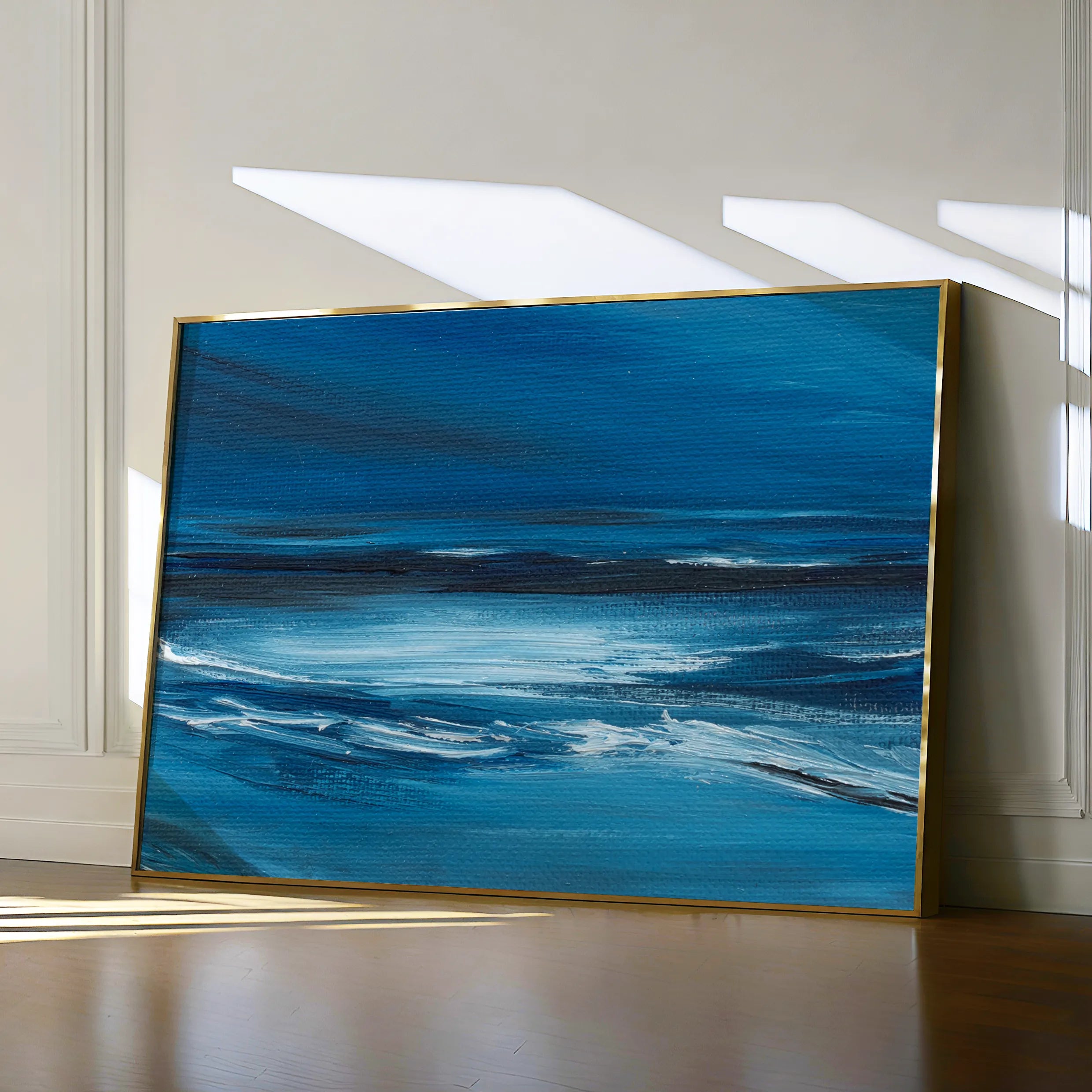 Abstract 255 Canvas Art 18" x 24" / 45 x 60 cm / Black