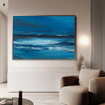 Abstract 255 Canvas Art 18" x 24" / 45 x 60 cm / Black