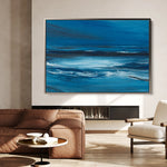 Abstract 255 Canvas Art 18" x 24" / 45 x 60 cm / Black
