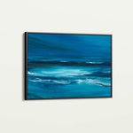 Abstract 255 Canvas Art 18" x 24" / 45 x 60 cm / Black