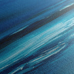 Abstract 255 Canvas Art 18" x 24" / 45 x 60 cm / Black