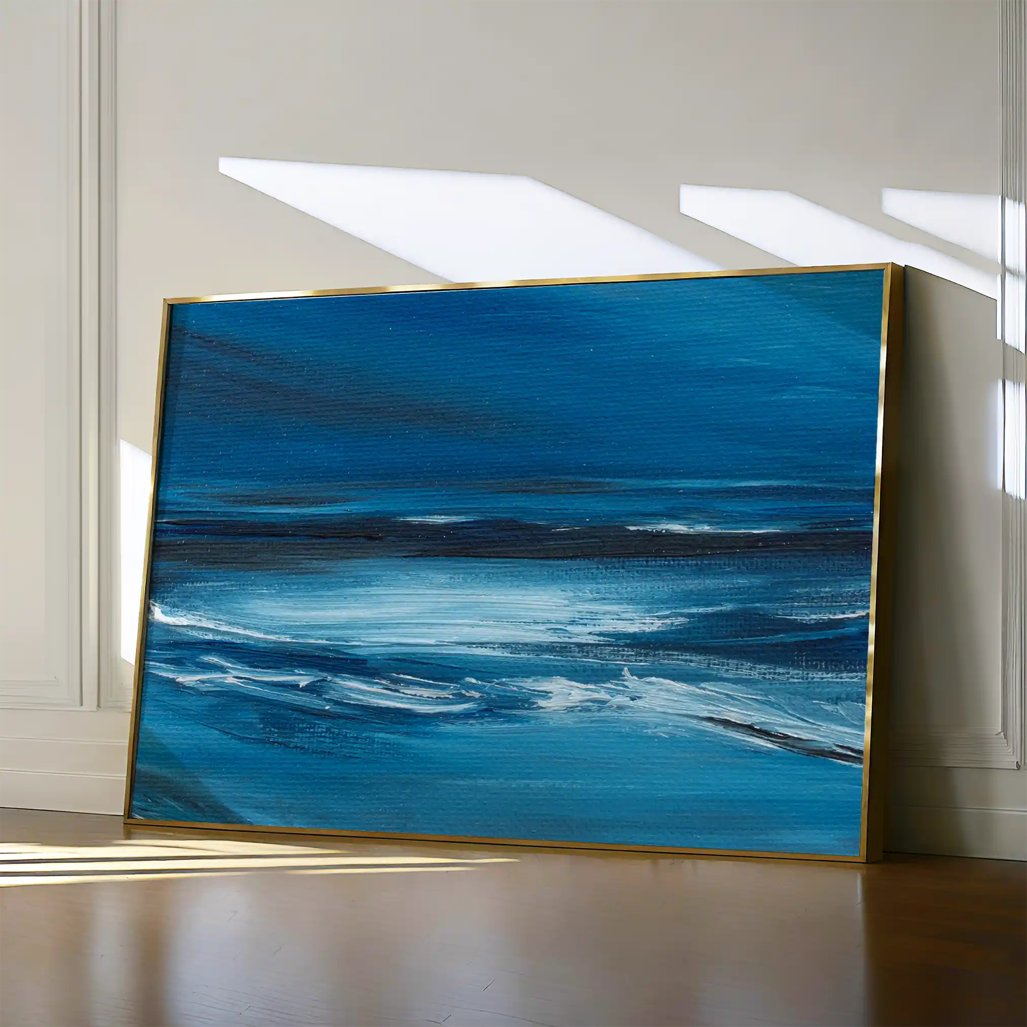 Abstract 255 Canvas Art 60 x 40 cm / Black