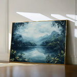 Landscape 255 Canvas Art 18" x 24" / 45 x 60 cm / Black
