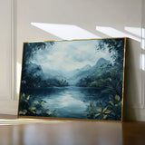 Landscape 255 Canvas Art 18" x 24" / 45 x 60 cm / Black