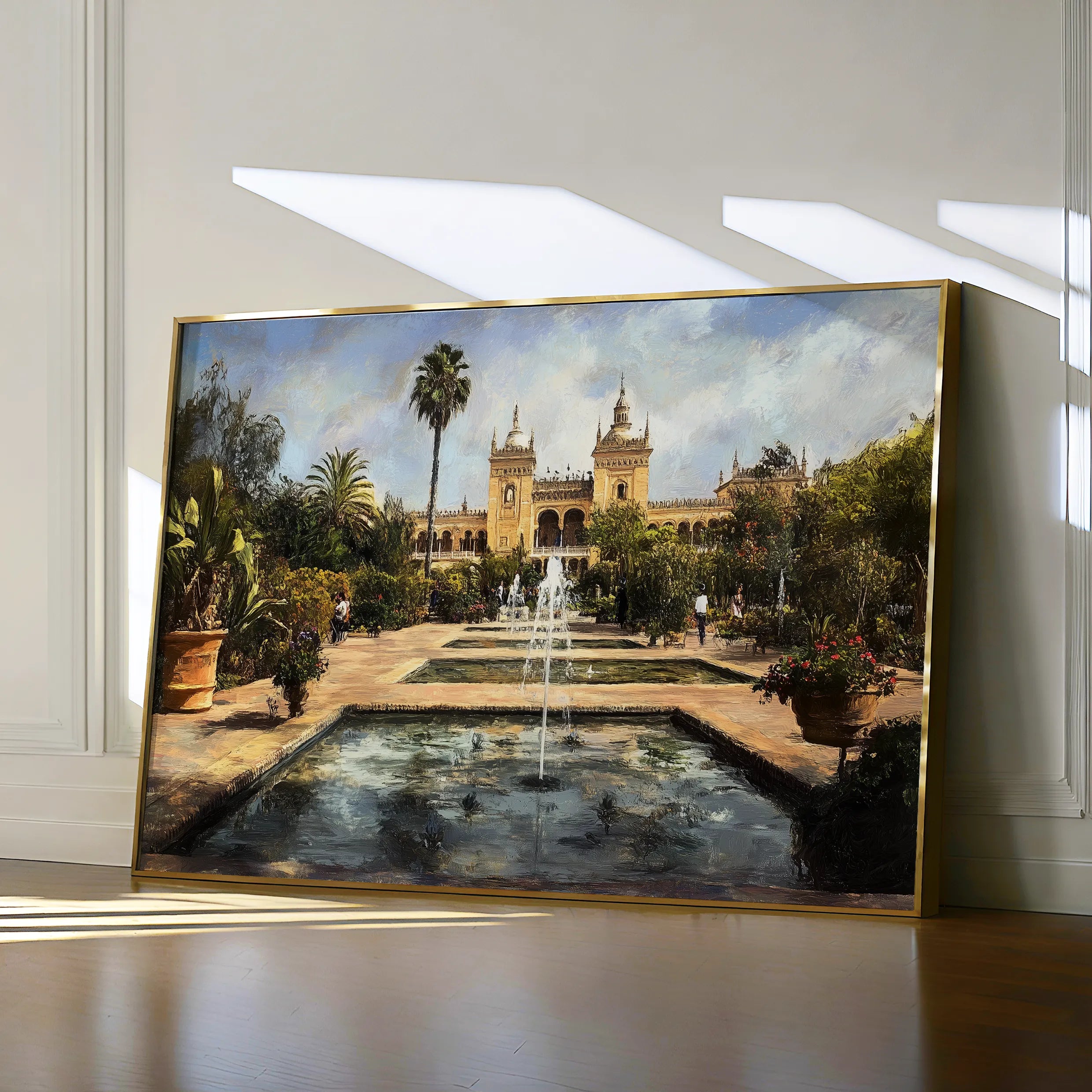 Landscape 256 Canvas Art 18" x 24" / 45 x 60 cm / Black
