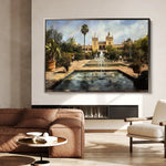 Landscape 256 Canvas Art 18" x 24" / 45 x 60 cm / Black