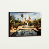 Landscape 256 Canvas Art 18" x 24" / 45 x 60 cm / Black