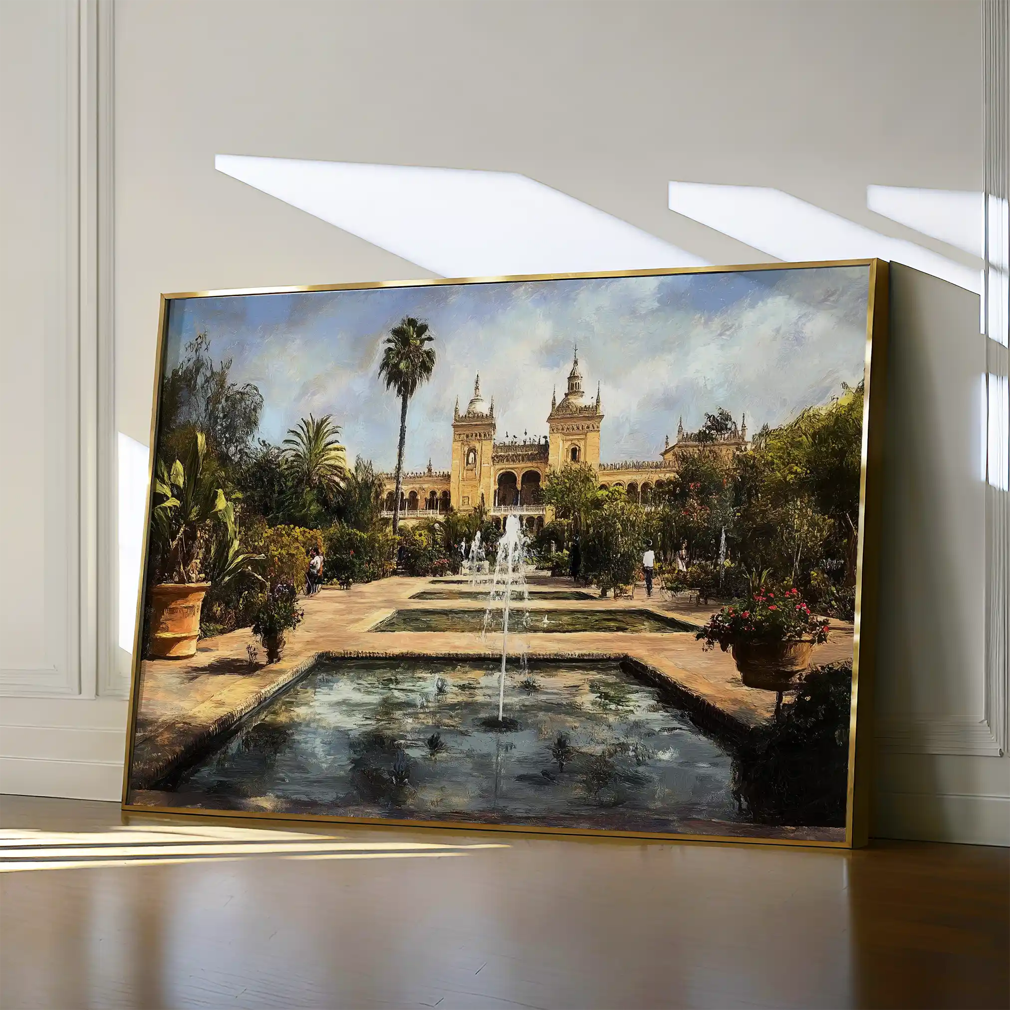 Landscape 256 Canvas Art 60 x 40 cm / Black