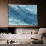 Abstract 257 Canvas Art 18" x 24" / 45 x 60 cm / Black