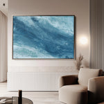 Abstract 257 Canvas Art 18" x 24" / 45 x 60 cm / Black