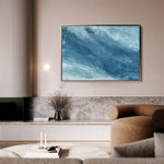 Abstract 257 Canvas Art 18" x 24" / 45 x 60 cm / Black