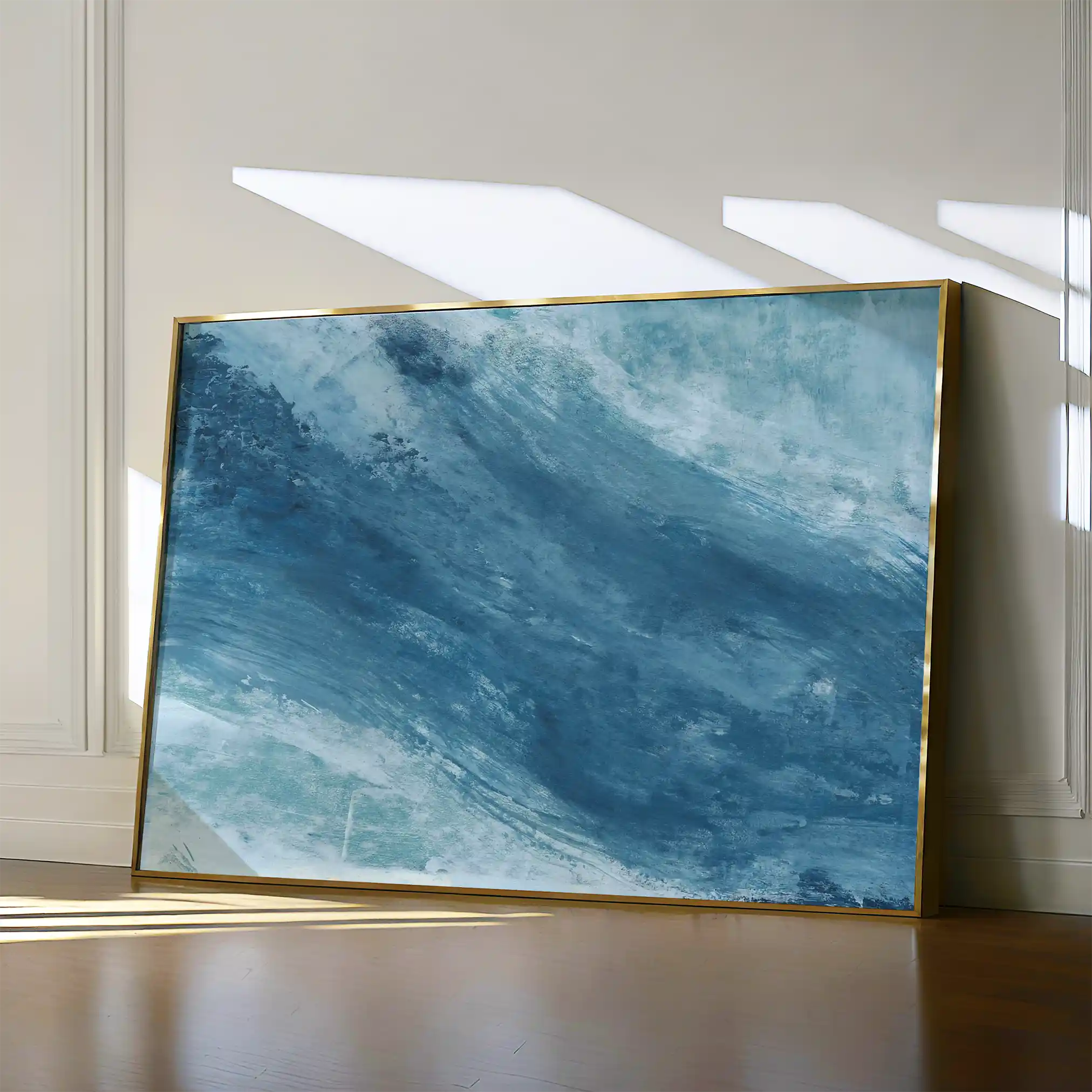 Abstract 257 Canvas Art 60 x 40 cm / Black