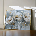 Floral 257 Canvas Art 60 x 40 cm / Black