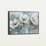 Floral 257 Canvas Art 60 x 40 cm / Black