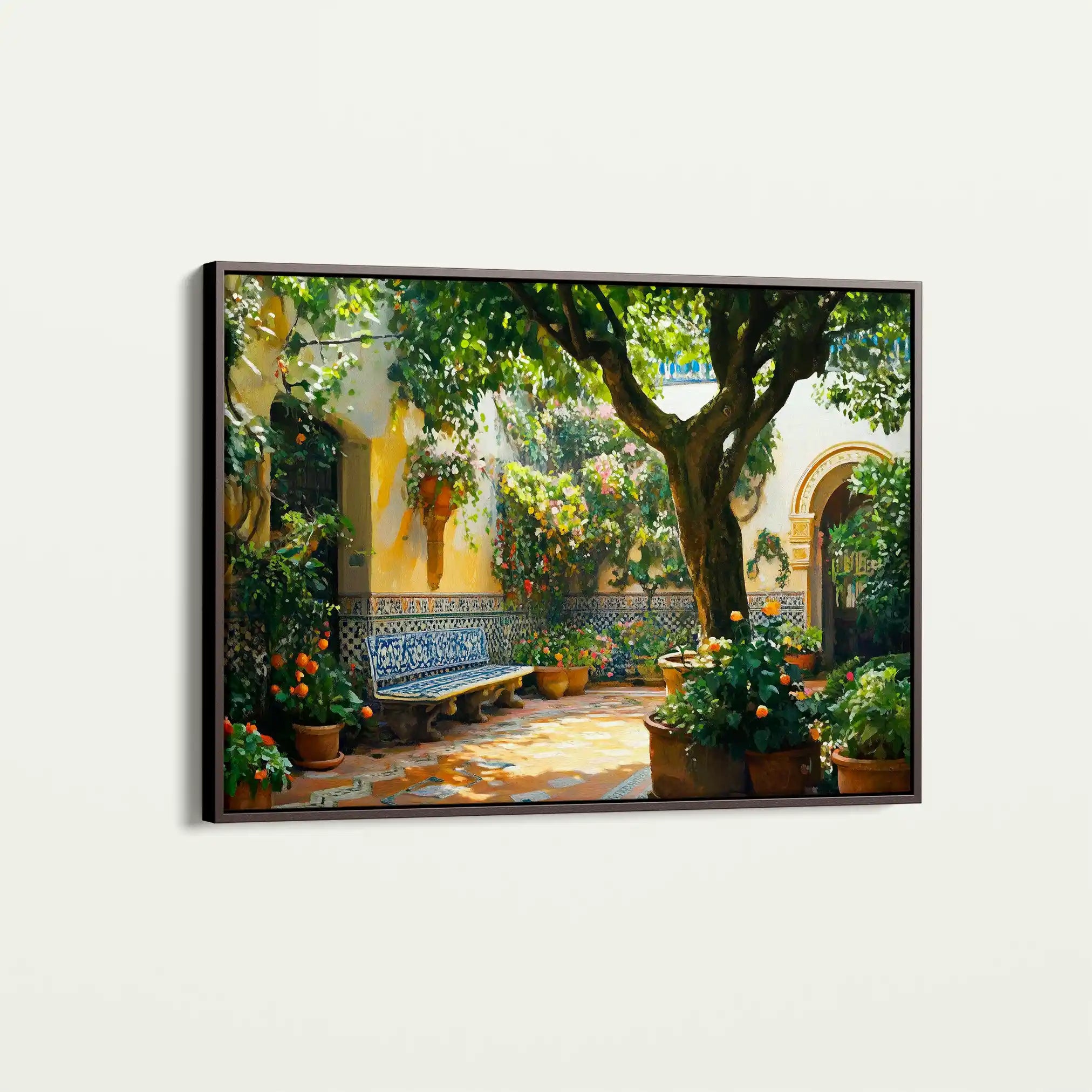 Landscape 257 Canvas Art 60 x 40 cm / Black