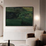 Abstract 258 Canvas Art 18" x 24" / 45 x 60 cm / Black