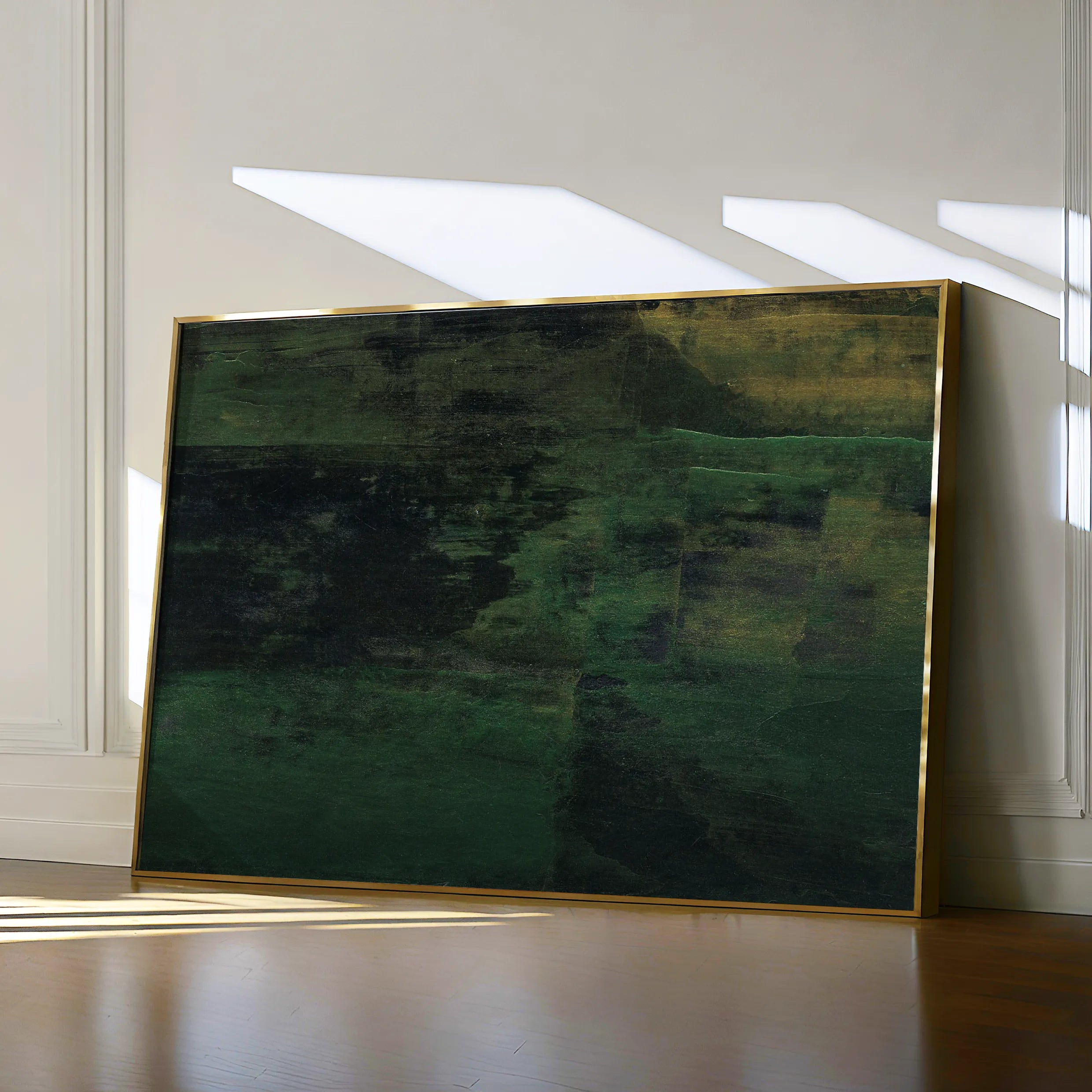 Abstract 258 Canvas Art 18" x 24" / 45 x 60 cm / Black