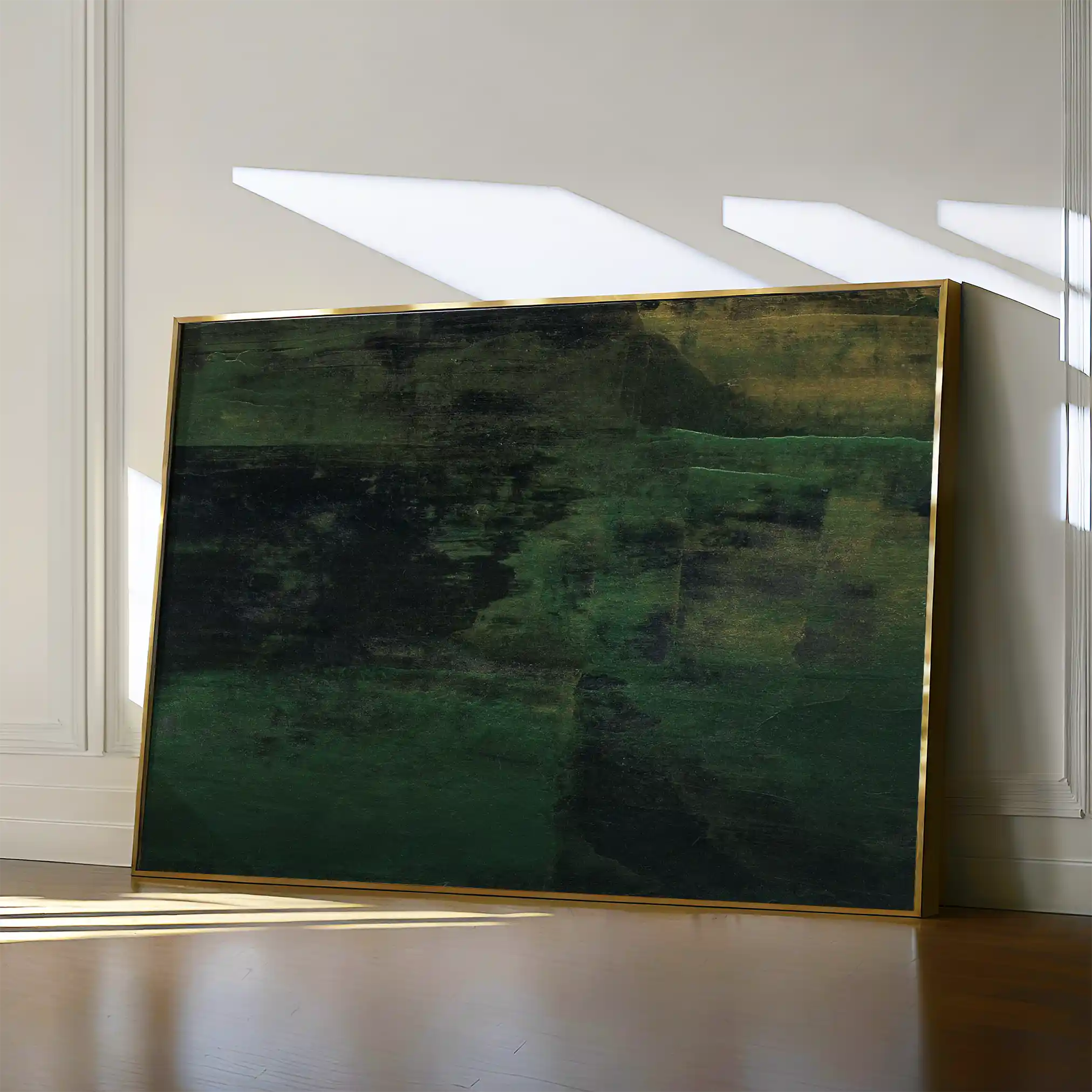 Abstract 258 Canvas Art 60 x 40 cm / Black