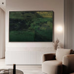 Abstract 258 Canvas Art 60 x 40 cm / Black