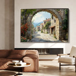 Landscape 258 Canvas Art 18" x 24" / 45 x 60 cm / Black