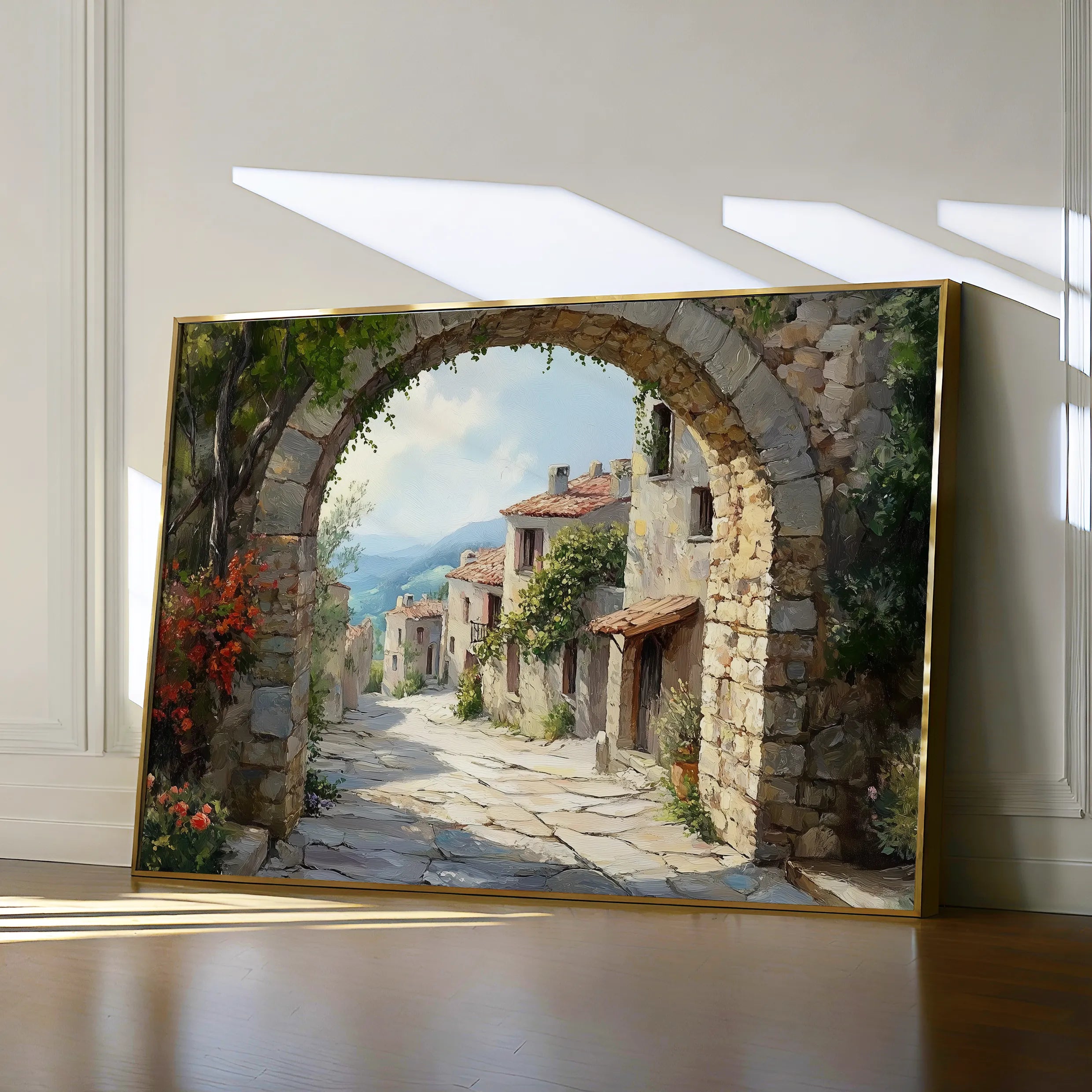 Landscape 258 Canvas Art 18" x 24" / 45 x 60 cm / Black