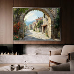 Landscape 258 Canvas Art 18" x 24" / 45 x 60 cm / Black