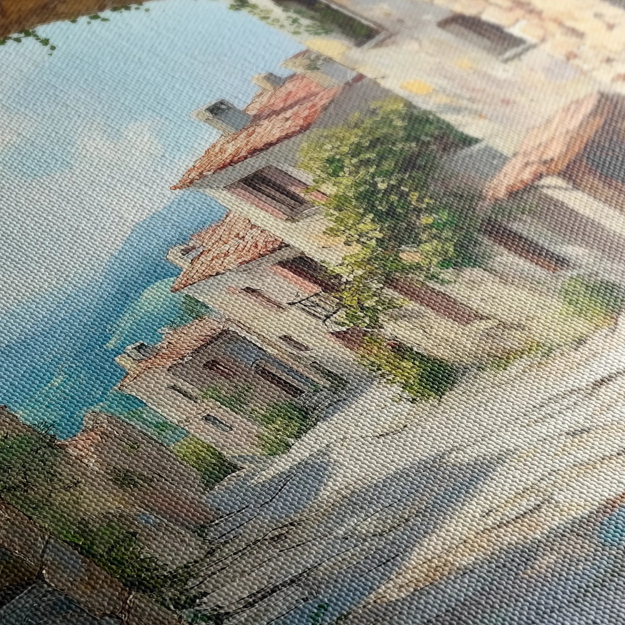 Landscape 258 Canvas Art 18" x 24" / 45 x 60 cm / Black