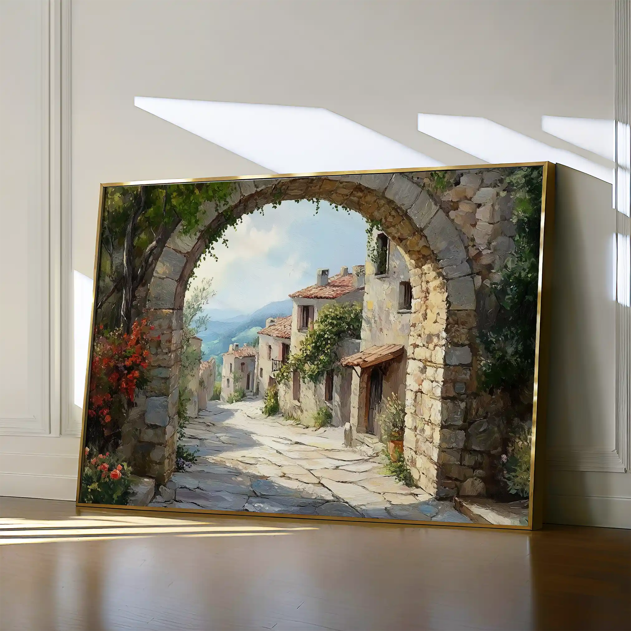 Landscape 258 Canvas Art 60 x 40 cm / Black
