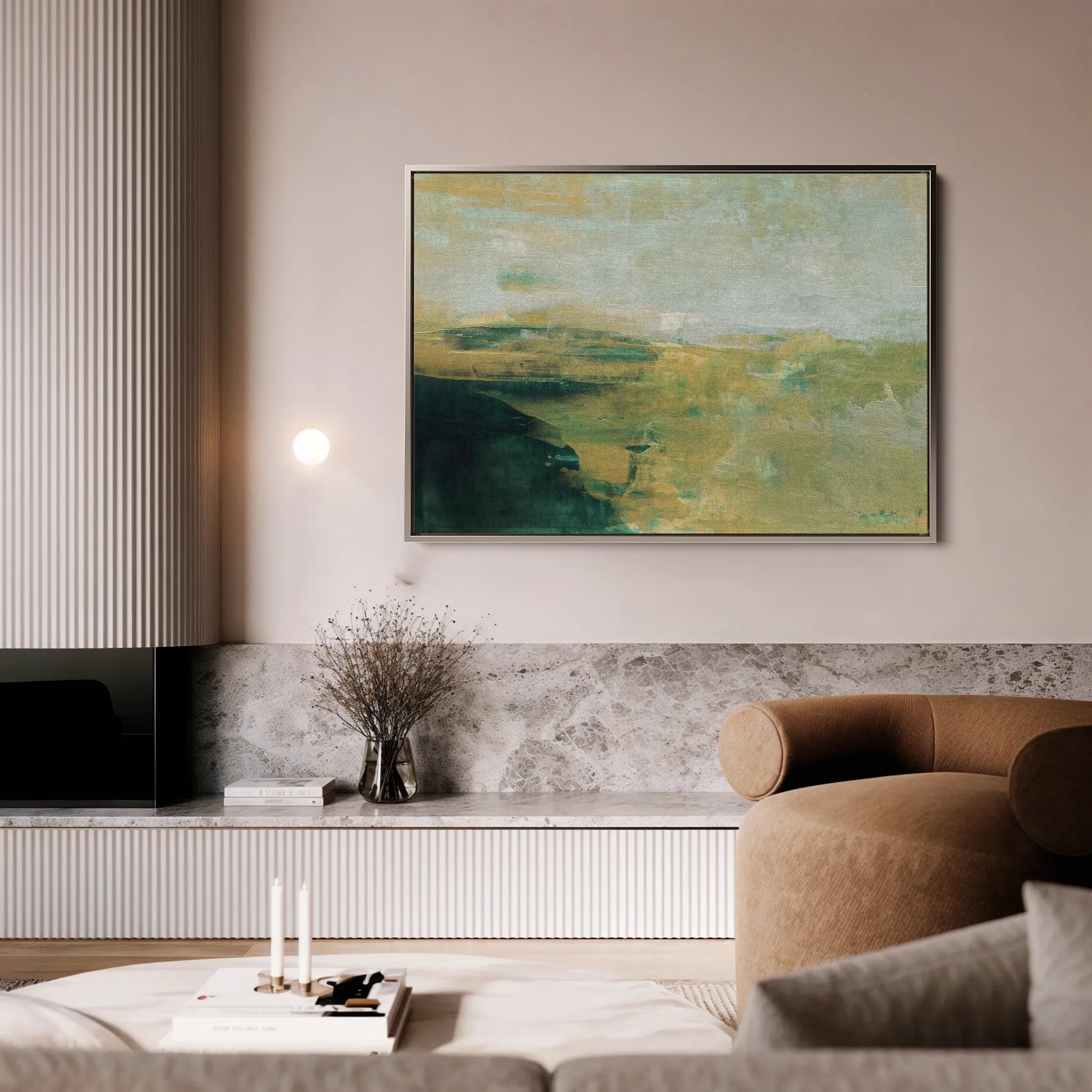 Abstract 259 Canvas Art 18" x 24" / 45 x 60 cm / Black