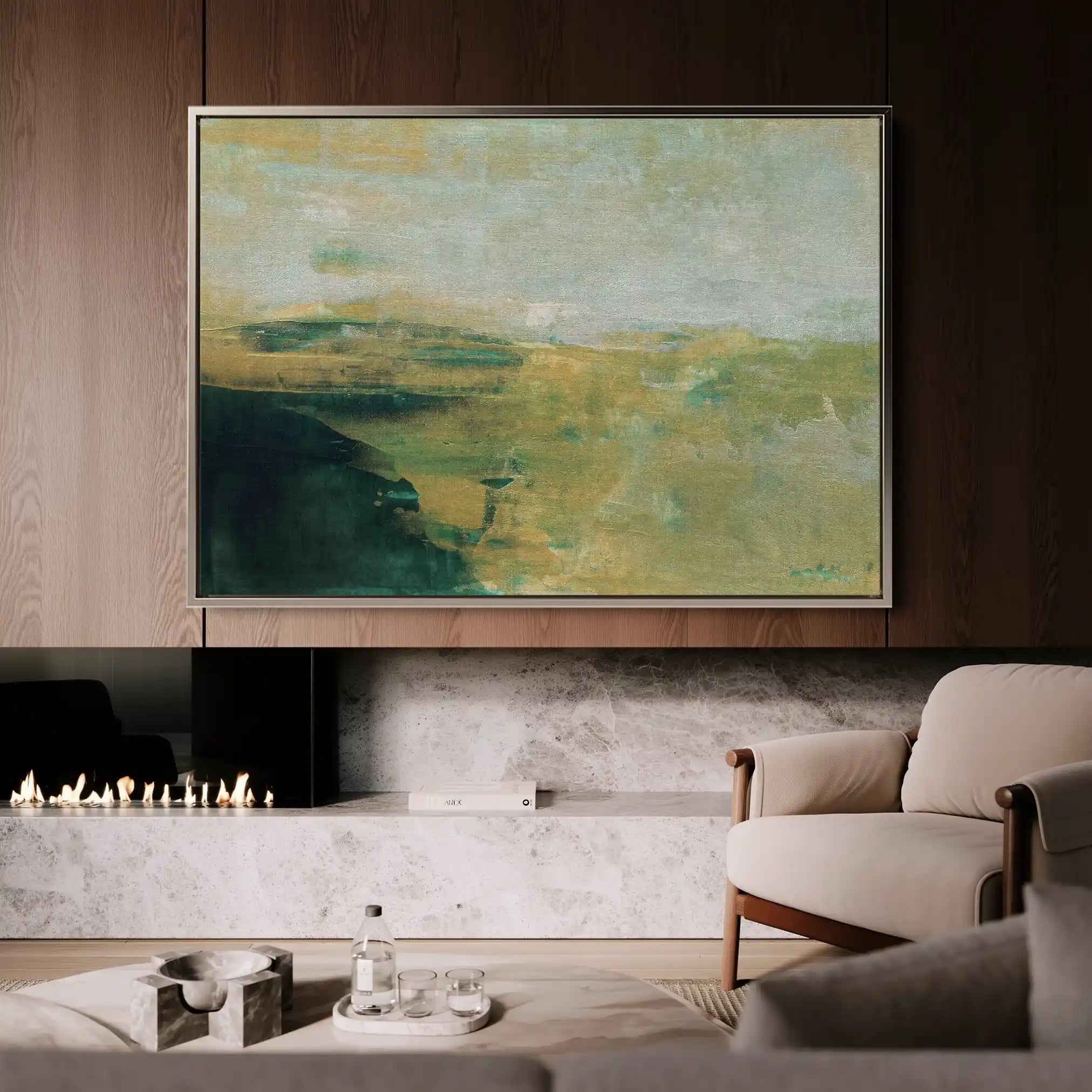 Abstract 259 Canvas Art 60 x 40 cm / Black