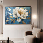 Floral 259 Canvas Art 60 x 40 cm / Black