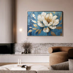 Floral 259 Canvas Art 60 x 40 cm / Black