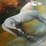 Horses 259 Canvas Art 18" x 24" / 45 x 60 cm / Black