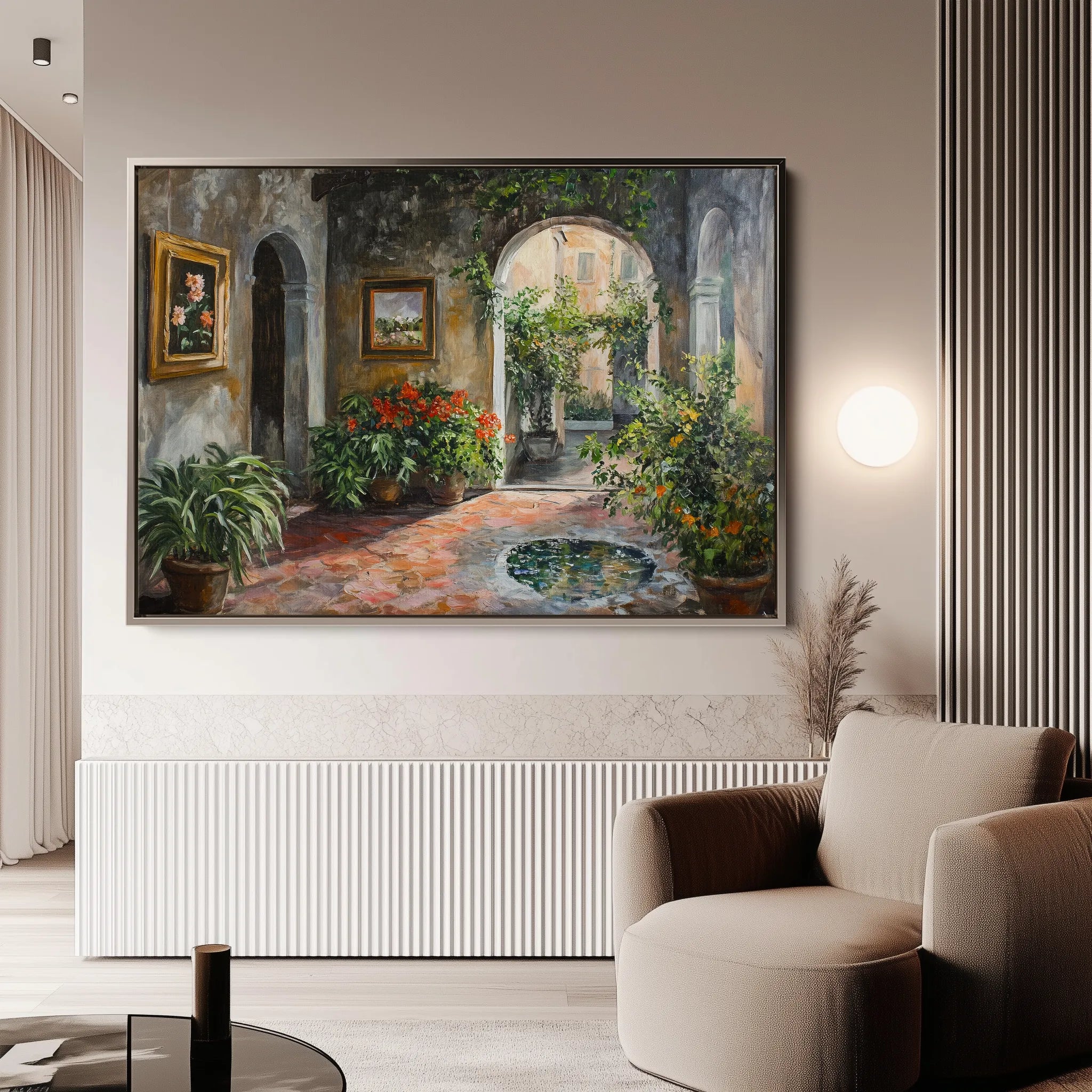 Landscape 259 Canvas Art 18" x 24" / 45 x 60 cm / Black