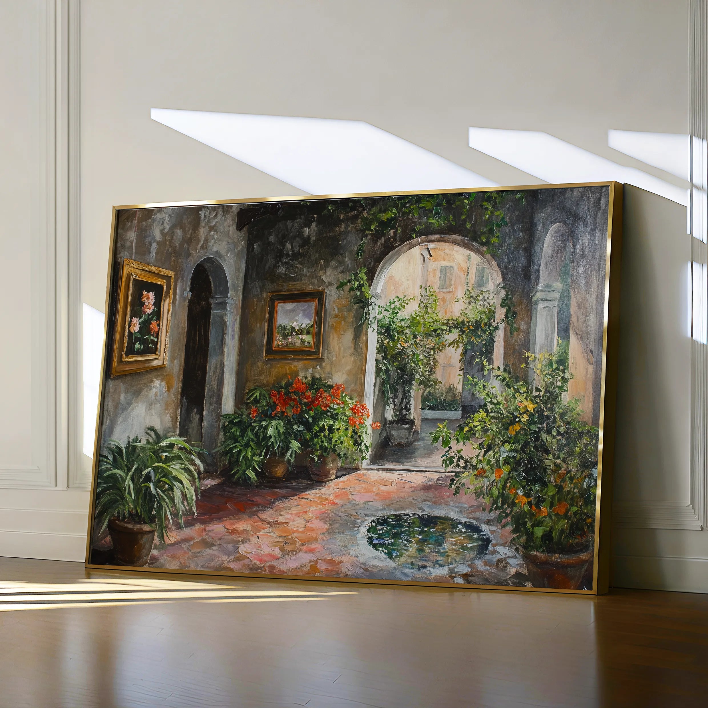 Landscape 259 Canvas Art 18" x 24" / 45 x 60 cm / Black